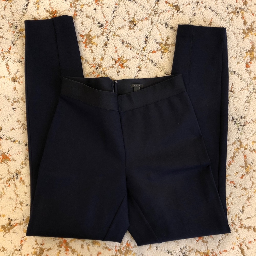 J. Crew Pixie Pants - structured leggings - Size 2S - BLUE